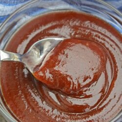 Chipotle Honey BBQ Sauce is a delicious recipe that will leave you with your very own homemade BBQ sauce! Slightly sweet and slightly spicy, it tastes perfect on anything that needs homemade BBQ sauce. #BBQsauce #homemadeBBQsauce www.savoryexperiments.com