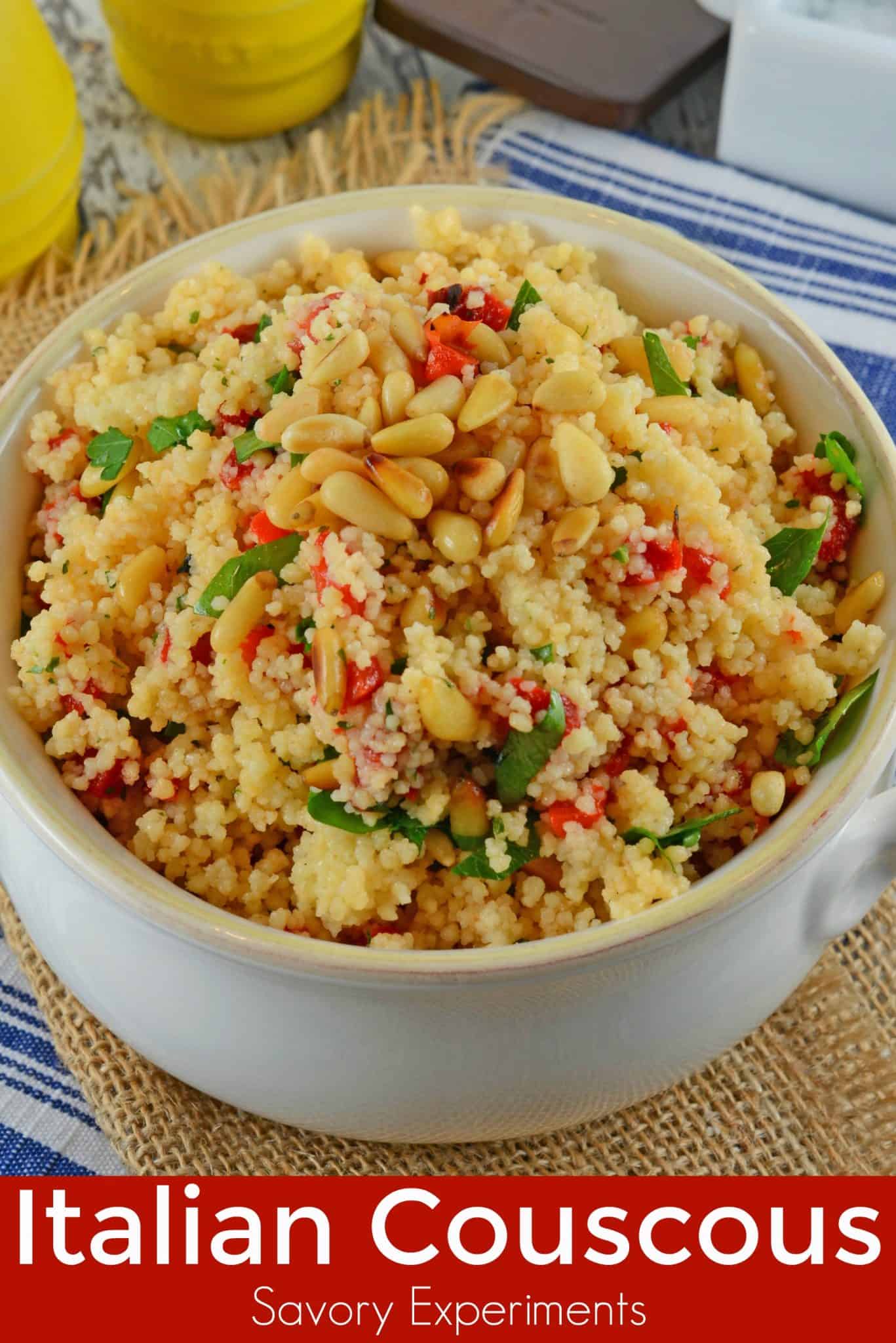 Italian Couscous - Savory Experiments