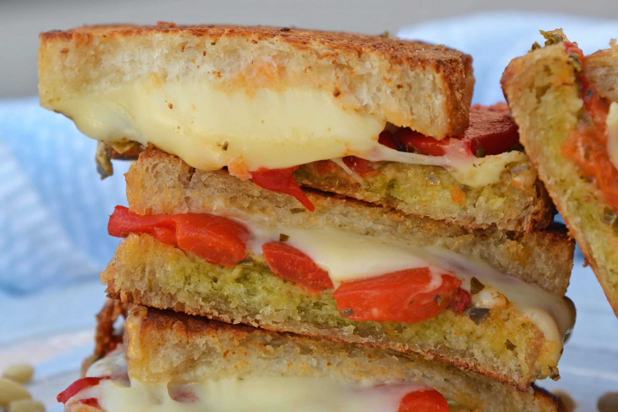 Pesto Grilled Cheese A Gourmet Grilled Cheese Recipe