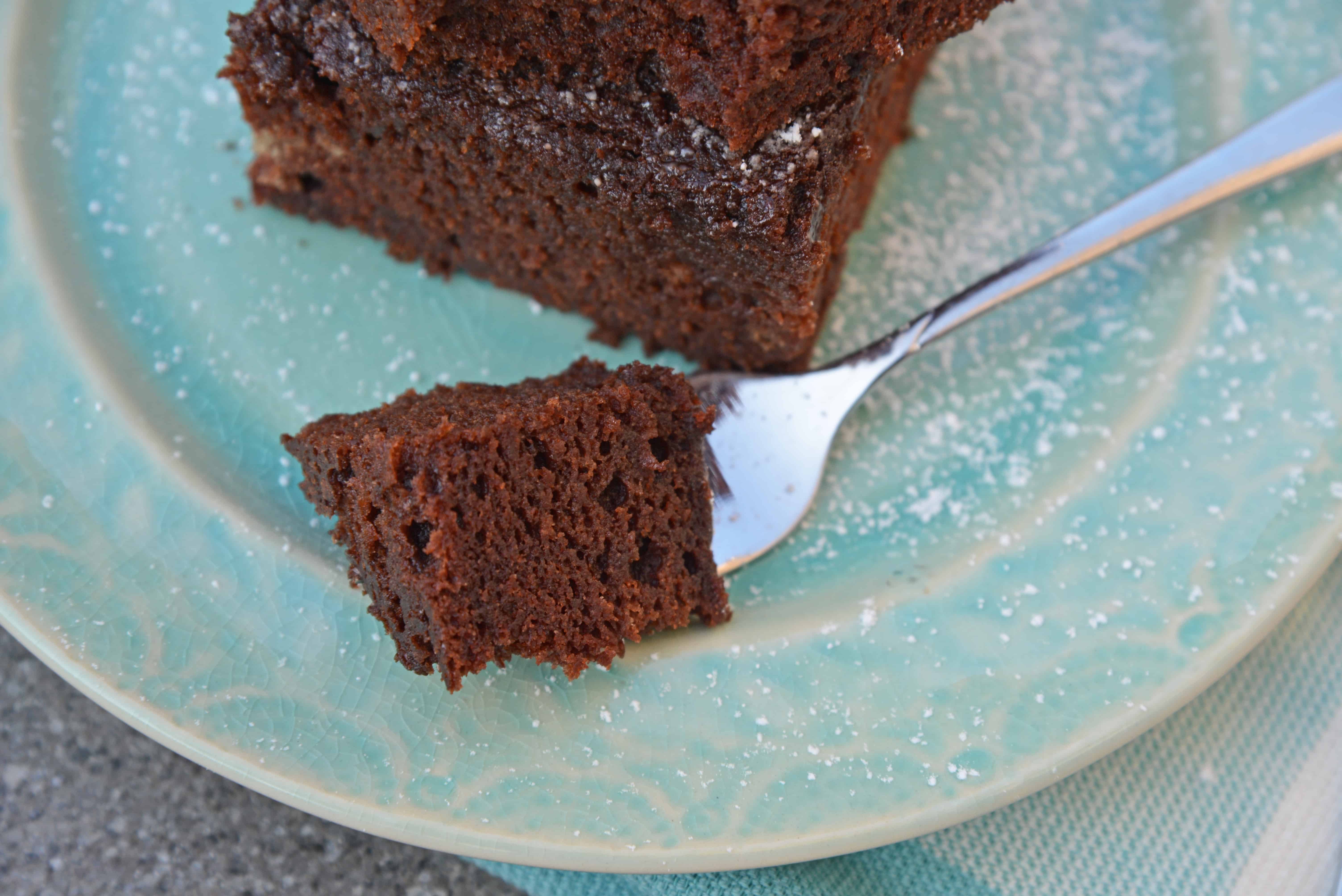 This Chocolate Beet Cake hides an entire serving of veggies inside a moist, rich chocolate cake! This is the best beet cake that you will ever make! #chocolatecakerecipe #beetcake #chocolatebeetcake www.savoryexperiments.com