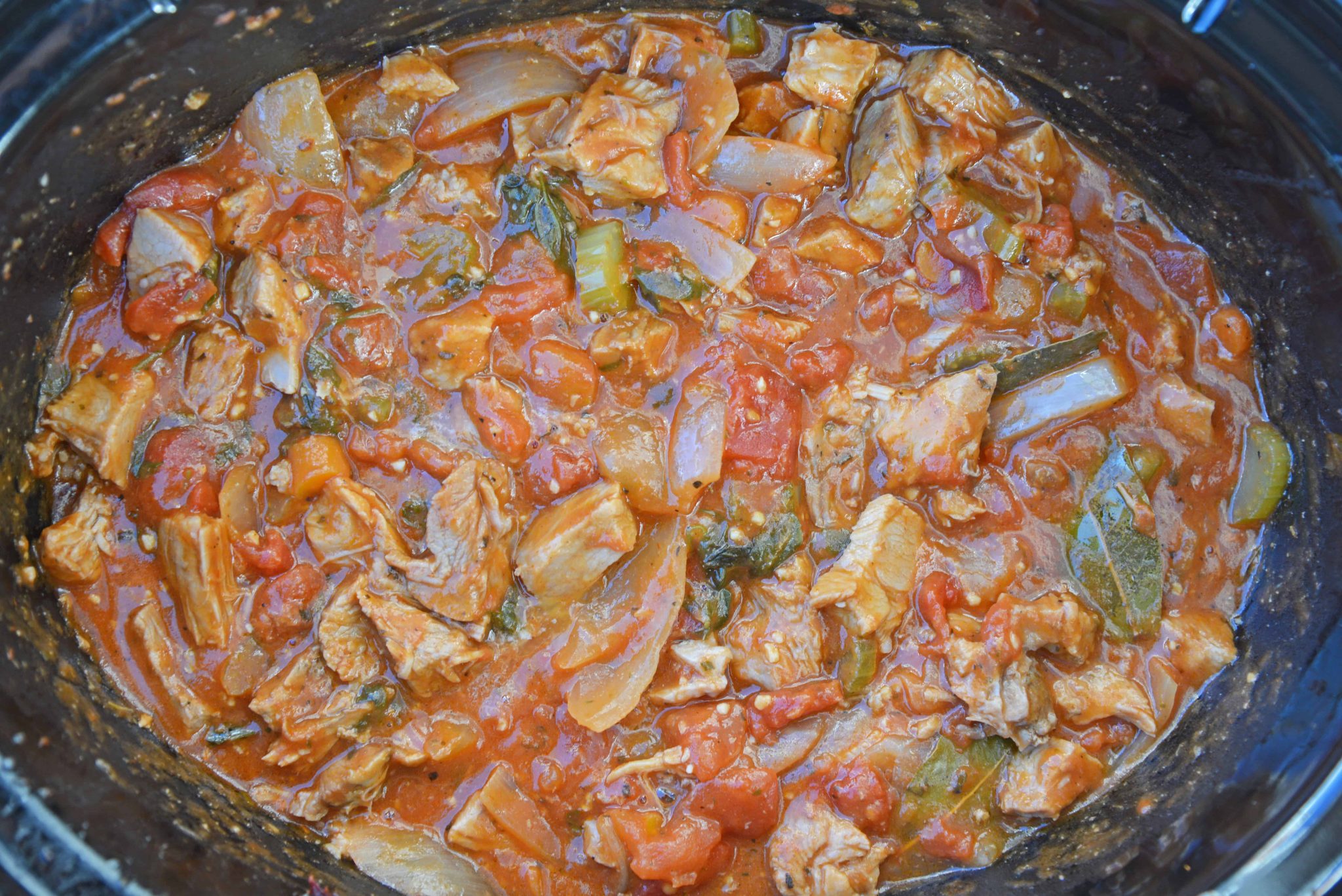Slow Cooker Ragu Delicious Blend of Vegetables and Shredded Pork