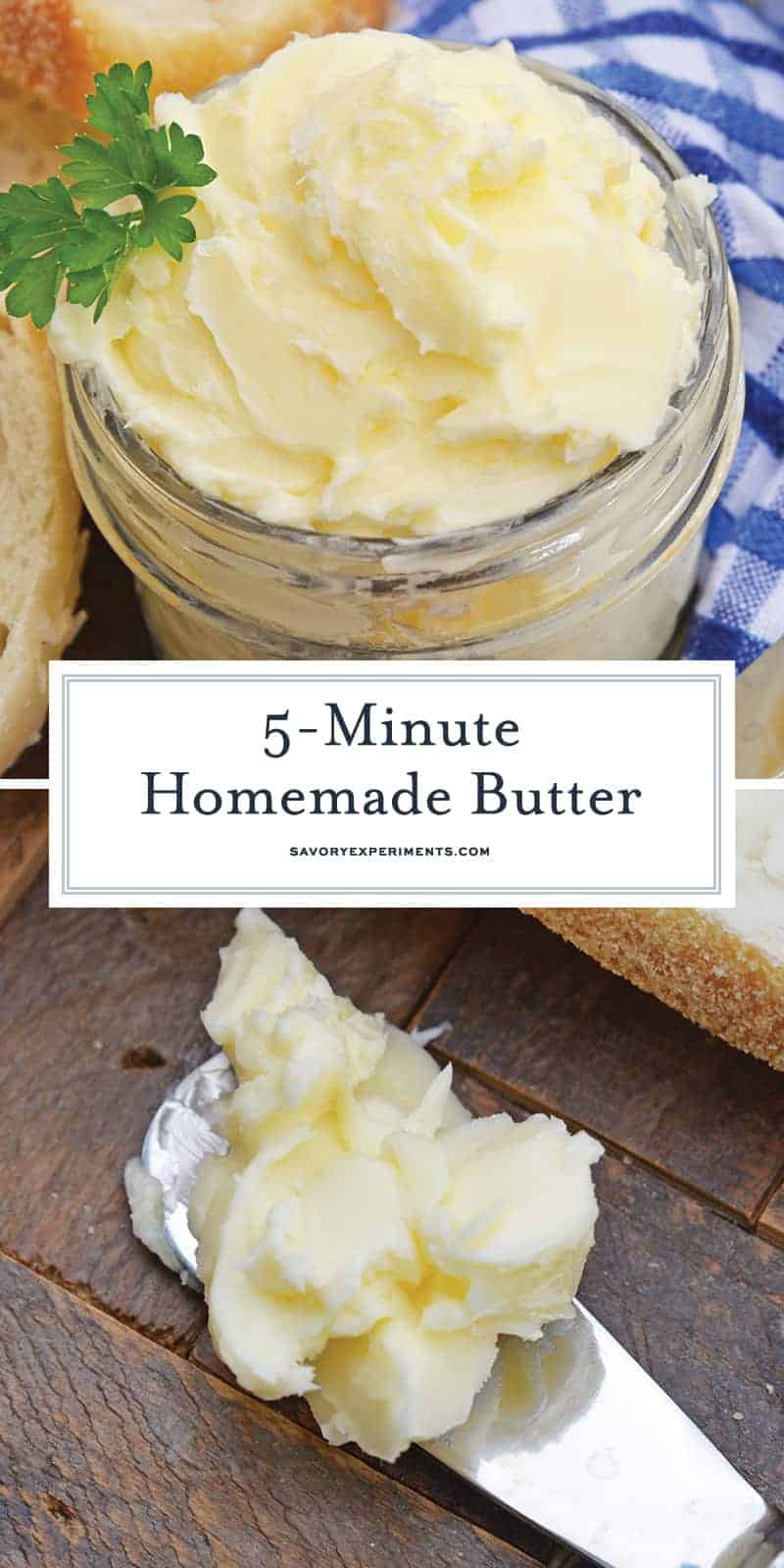 Homemade Butter in 5 Minutes! - How to Make Butter