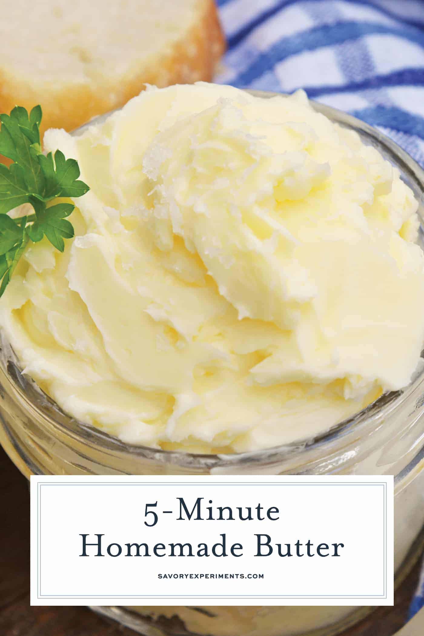 Homemade Butter in 5 Minutes! How to Make Butter