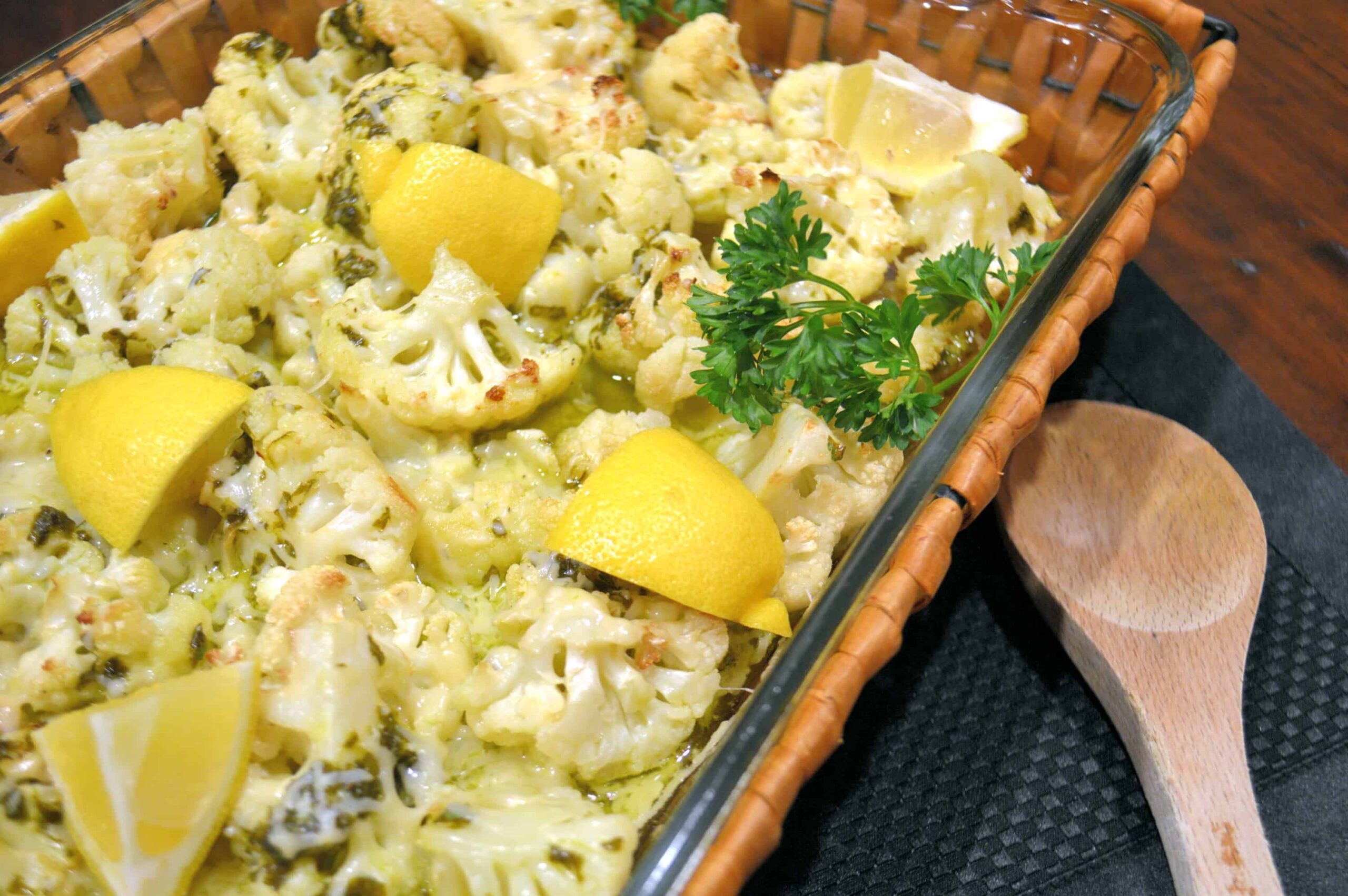 Lemon Parmesan Cauliflower An Easy Roast Cauliflower Recipe