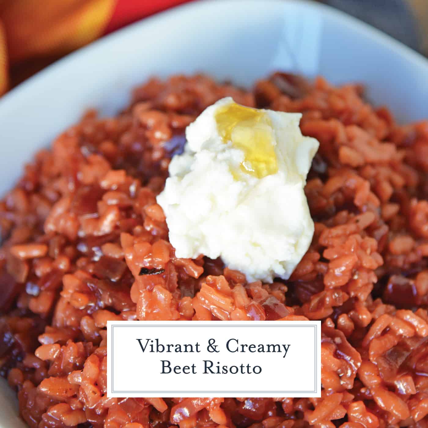 Beet Risotto is an easy risotto recipe that uses beets, shallots and garlic for a vibrant dish. Top with cool ricotta and honey. #beetrisotto #howtomakerisotto www.savoryexperiments.com 