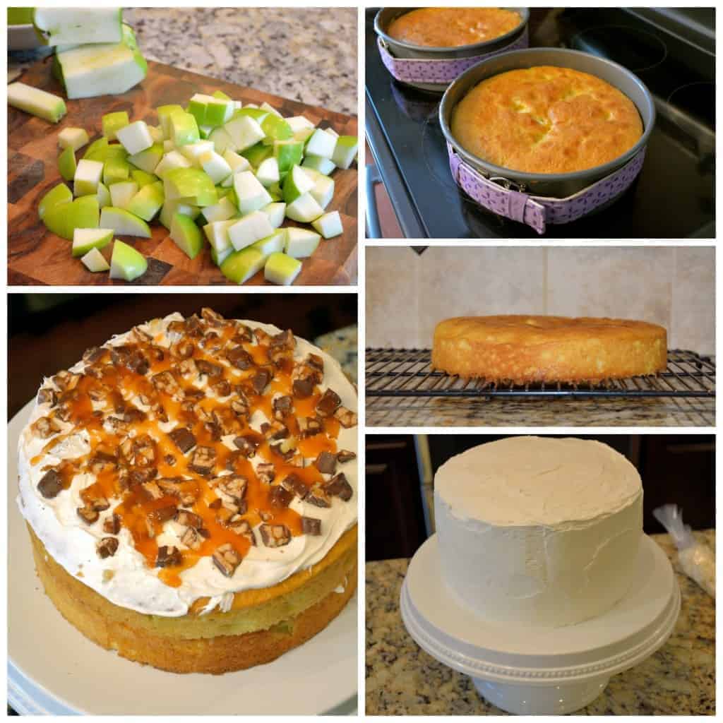 Caramel Apple Cake with SNICKERS® Recipe