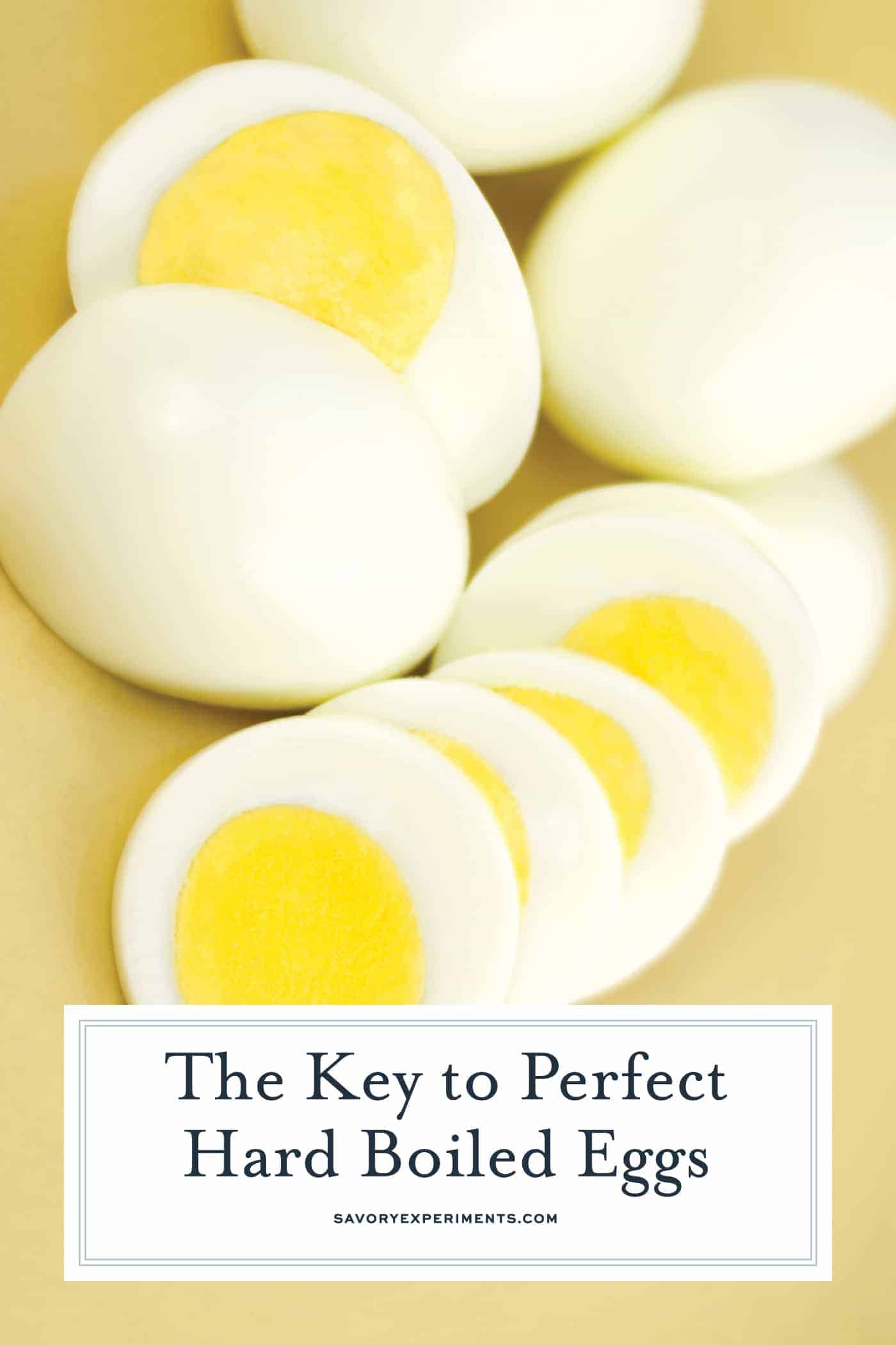 How to Hard Boil Eggs for Pinterest