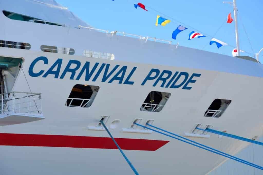 The Carnival Pride Returns to Baltimore