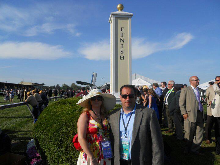 couple at preakness