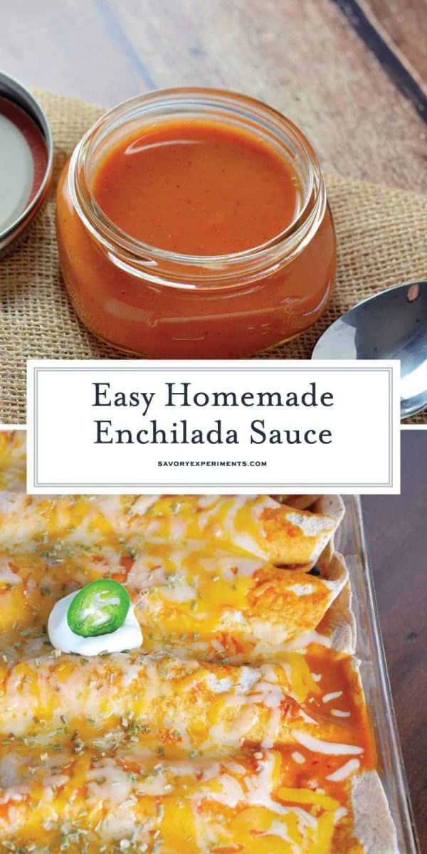 Homemade Enchilada Sauce Recipe + VIDEO - Savory Experiments