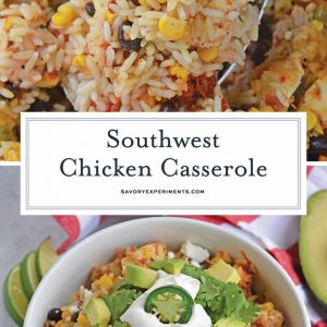 Southwestern Chicken and Rice Dish for Pinterest