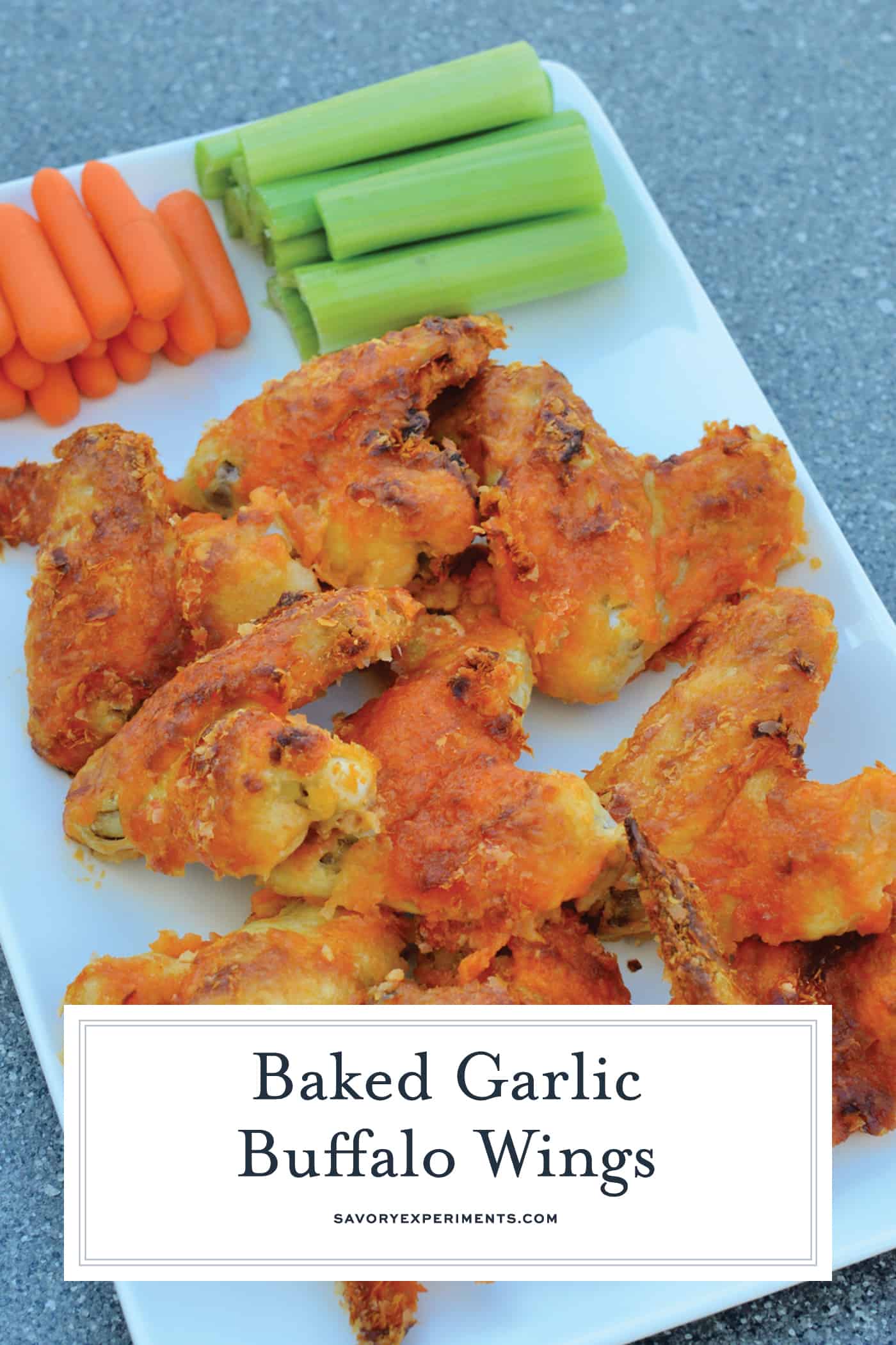 Crispy Baked Buffalo Wings uses a secret ingredient to