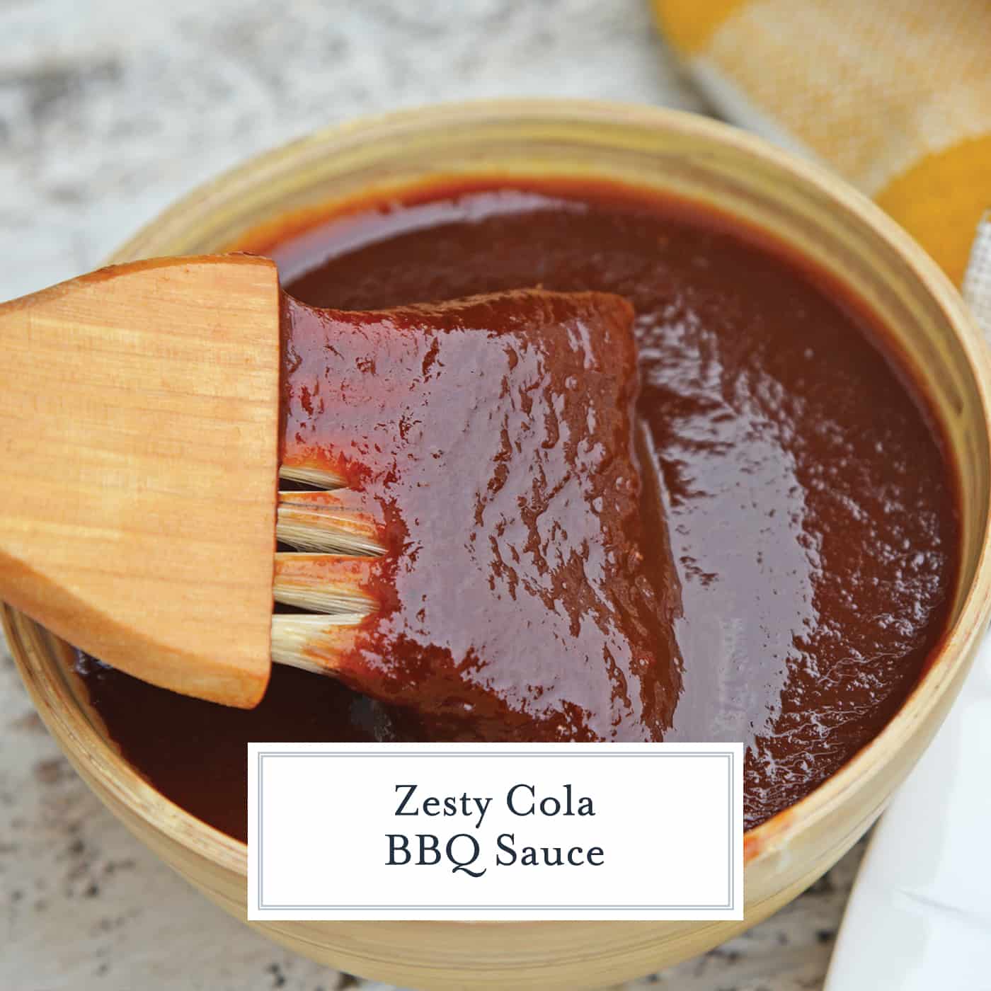 Zesty Cola BBQ Sauce is delicious on anything grilled including chicken, ribs, brisket and pulled pork. It only takes 10 minutes to make! #colabbqsauce #homemadebbqsauce www.savoryexperiments.com
