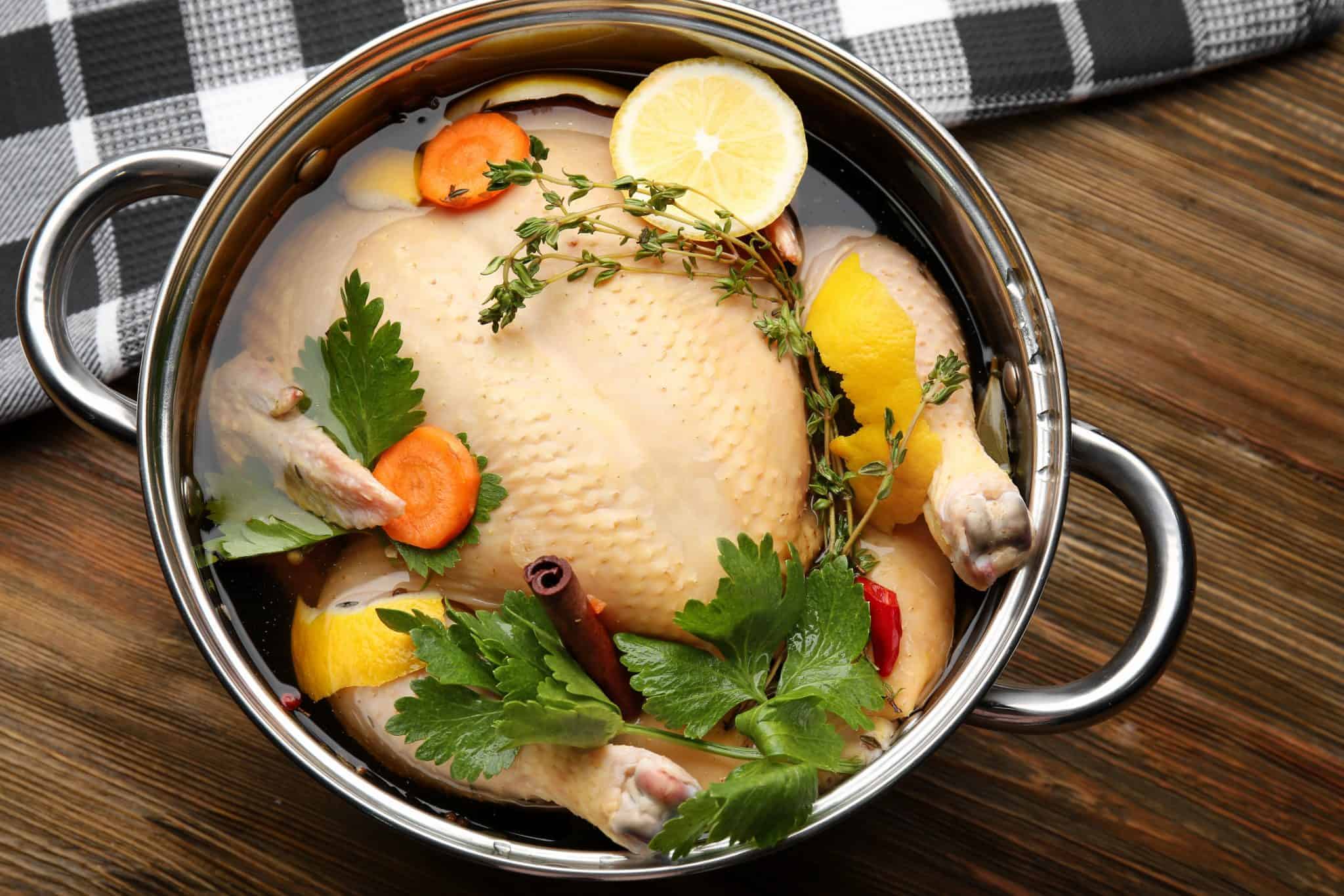 How to Brine a Turkey- a step-by-step guide for brining turkey, tips for a better turkey, how to brown turkey skin and a recipe for juicy turkey. #turkeybrinerecipe #thanksgivingturkeyrecipe www.savoryexperiments.com