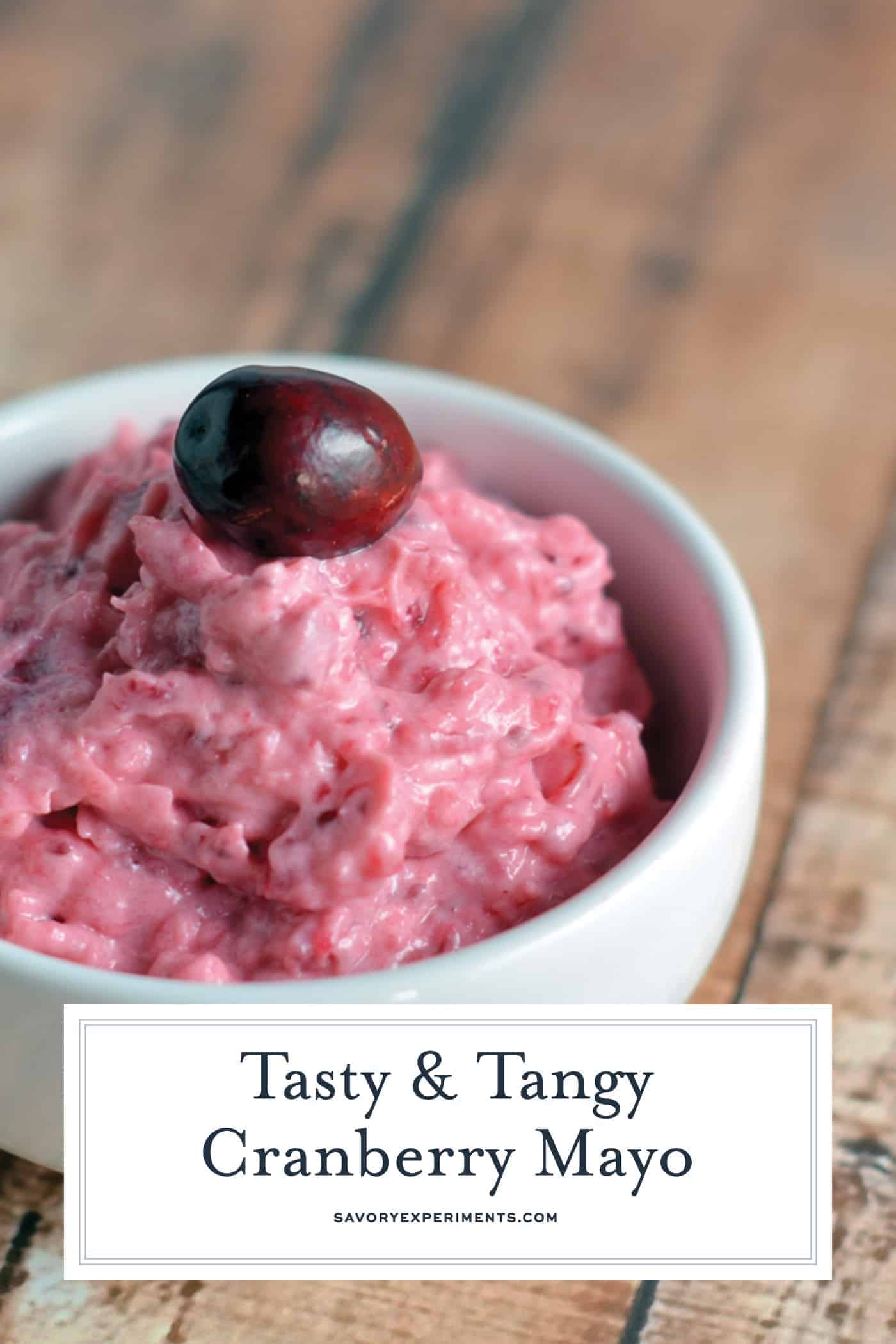 If you like mayonnaise, you will LOVE my Cranberry Mayo. Slightly sweet and just a touch tart, it adds a new dimension to any sandwich.
#cranberrymayo #cranberrysauce #cranberryrelish
www.savoryexperiments.com