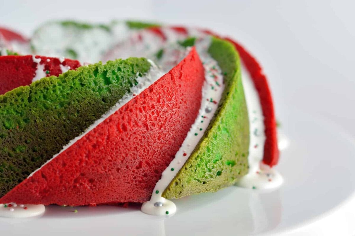 undecorated christmas cake