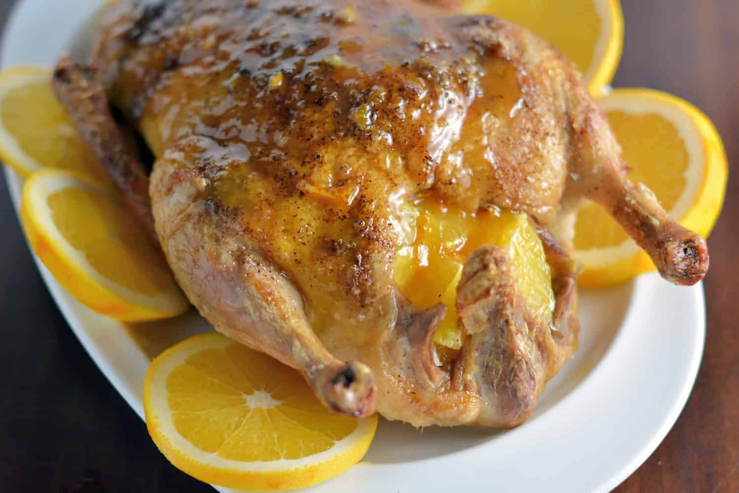 Crispy Duck A L’Orange Recipe- You won’t believe how easy this dish really is! Classic crispy duck a l'orange makes for a perfect holiday or special event dinner. Super juicy and flavorful meat with a crispy, seasoned skin.