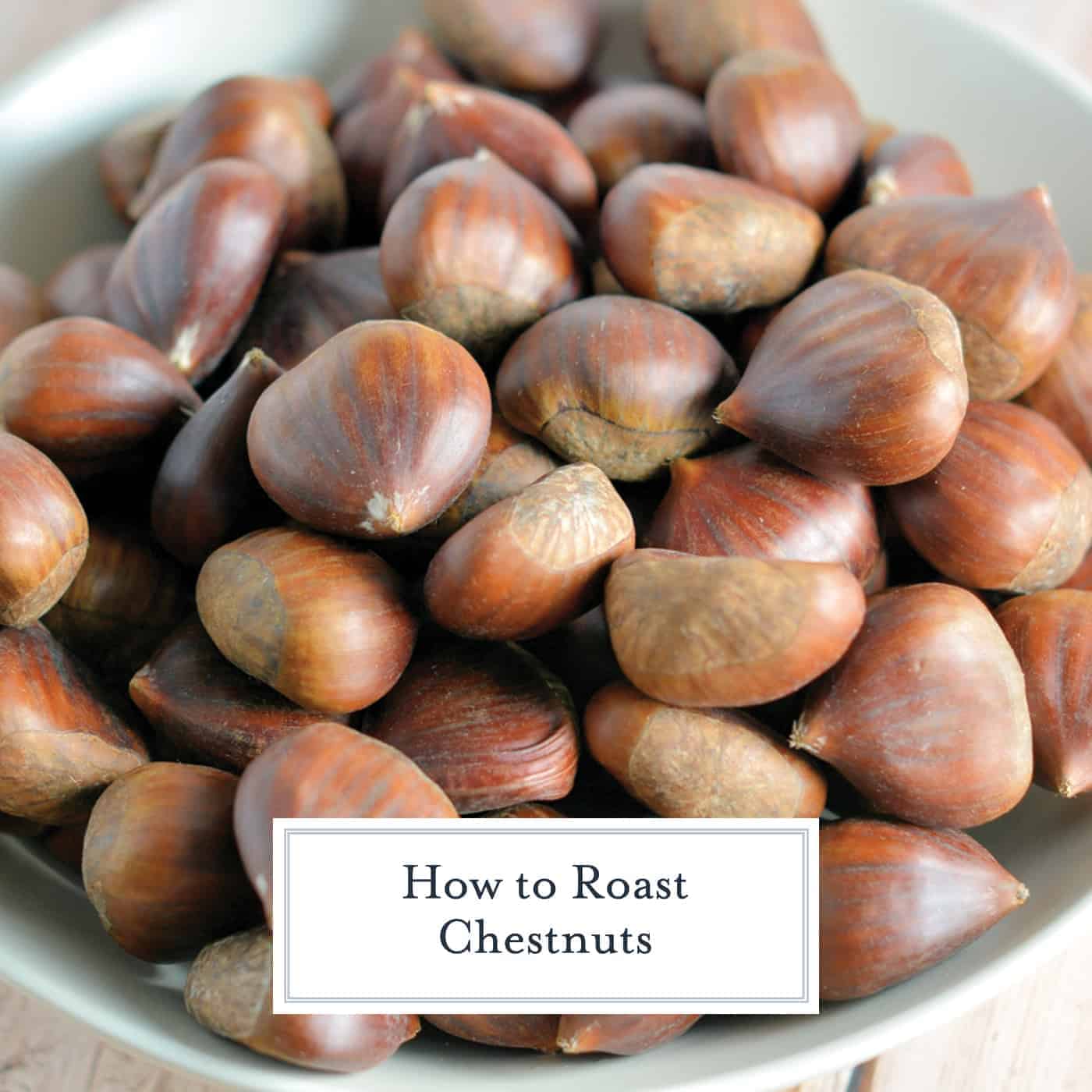 Ever wondered how to roast chestnuts? Here are step-by-step instructions on how to roast and peel chestnuts. #howtoroastchestnuts www.savoryexperiments.com 