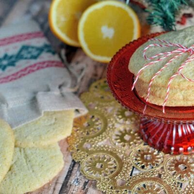 Orange Cardamom Slice & Bake Cookies Recipe- Orange and cardamom provide a festive flavor for holiday slice and bake cookies. Make ahead and even freeze until you are ready to bake!