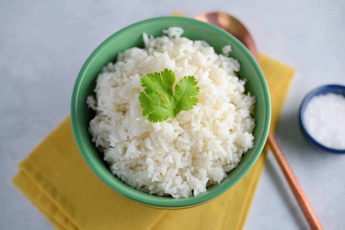 Cilantro-Lime Coconut Rice - The only way to eat rice! Flavored with coconut milk, fresh cilantro or Thai basil and citrus zest!