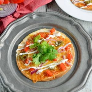 Mexican Pizza is the best meal and snack recipe ever! With just a small handful of ingredients, Mexican Pizza is a perfect party idea. #mexicanpizza #partyfood www.savoryexperiments.com