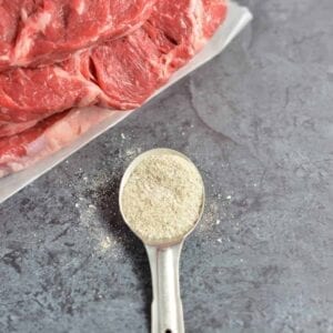 Steakhouse Steak Rub on a spoon