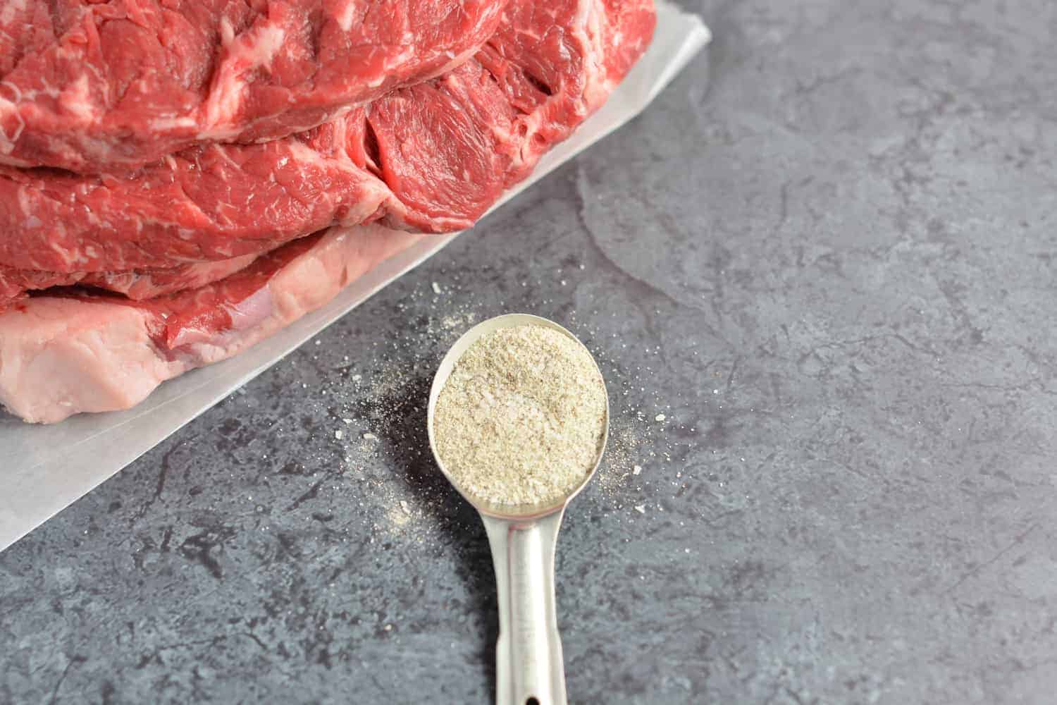 The BEST Steakhouse Steak Rub- 8 simple ingredients that all of the high end steakhouses use on steak, chicken and fish. Make a large batch and keep it in your pantry. This is the only steak seasoning you will ever need.