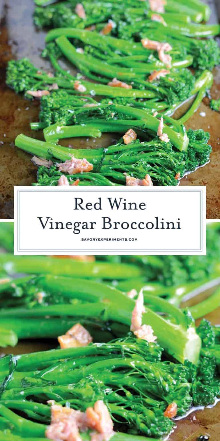Red Wine Vinegar Broccolini And Easy Vegetable Side Dish Recipe