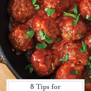 Read my 8 tips for making meatballs that can be applied to any meatball recipes, plus my secret Italian meatball recipe! #howtomakemeatballs www.savoryexperiments.com