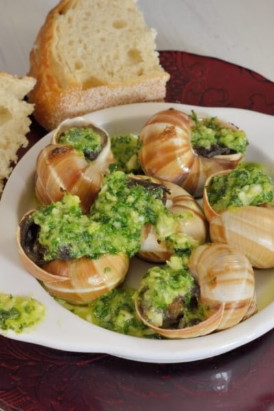 classic garlic butter escargot