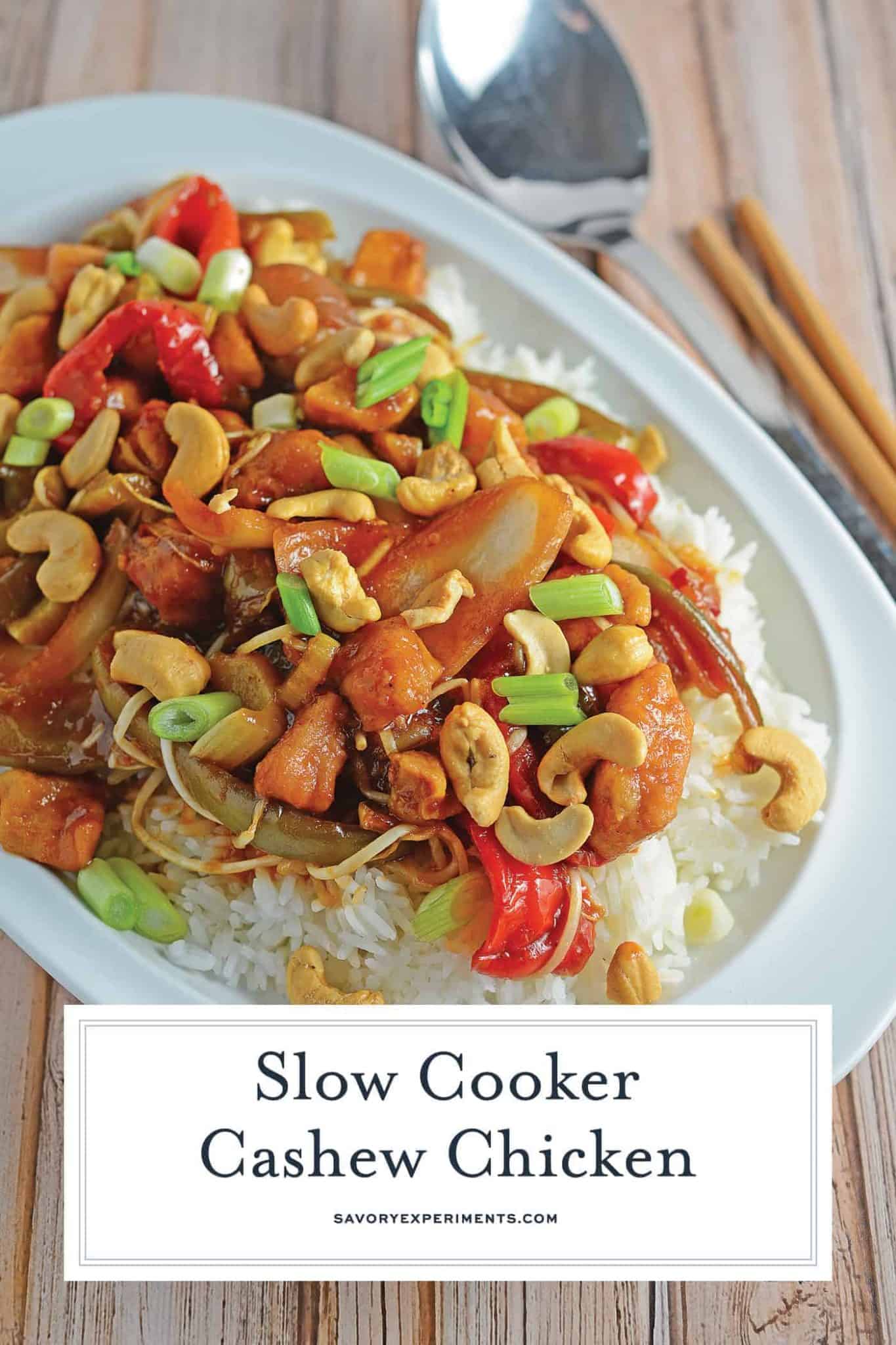 Slow Cooker Cashew Chicken - Crock Pot Chicken Recipe