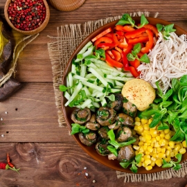 7 Tips for More Interesting Salads- #4 will surely surprise you! #saladrecipes #saladideas www.savoryexperiments.com
