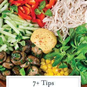 7 Tips for More Interesting Salads- #4 will surely surprise you! #saladrecipes #saladideas www.savoryexperiments.com