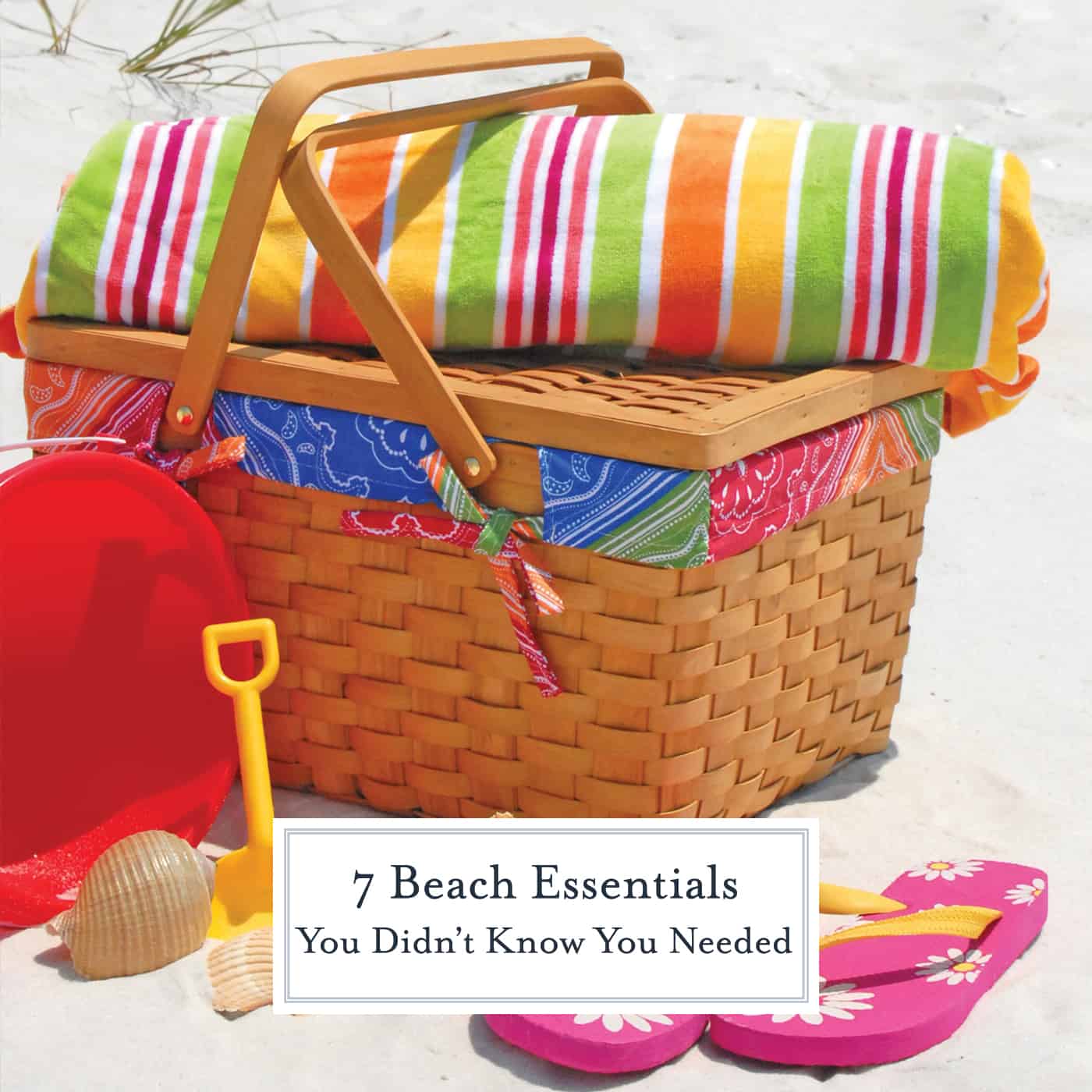 Taking a trip to the beach soon? You may think you have everything you needed, but these are 7 beach essentials you didn't know you needed! I bet you've never heard the tip in #4! www.savoryexperiments.com