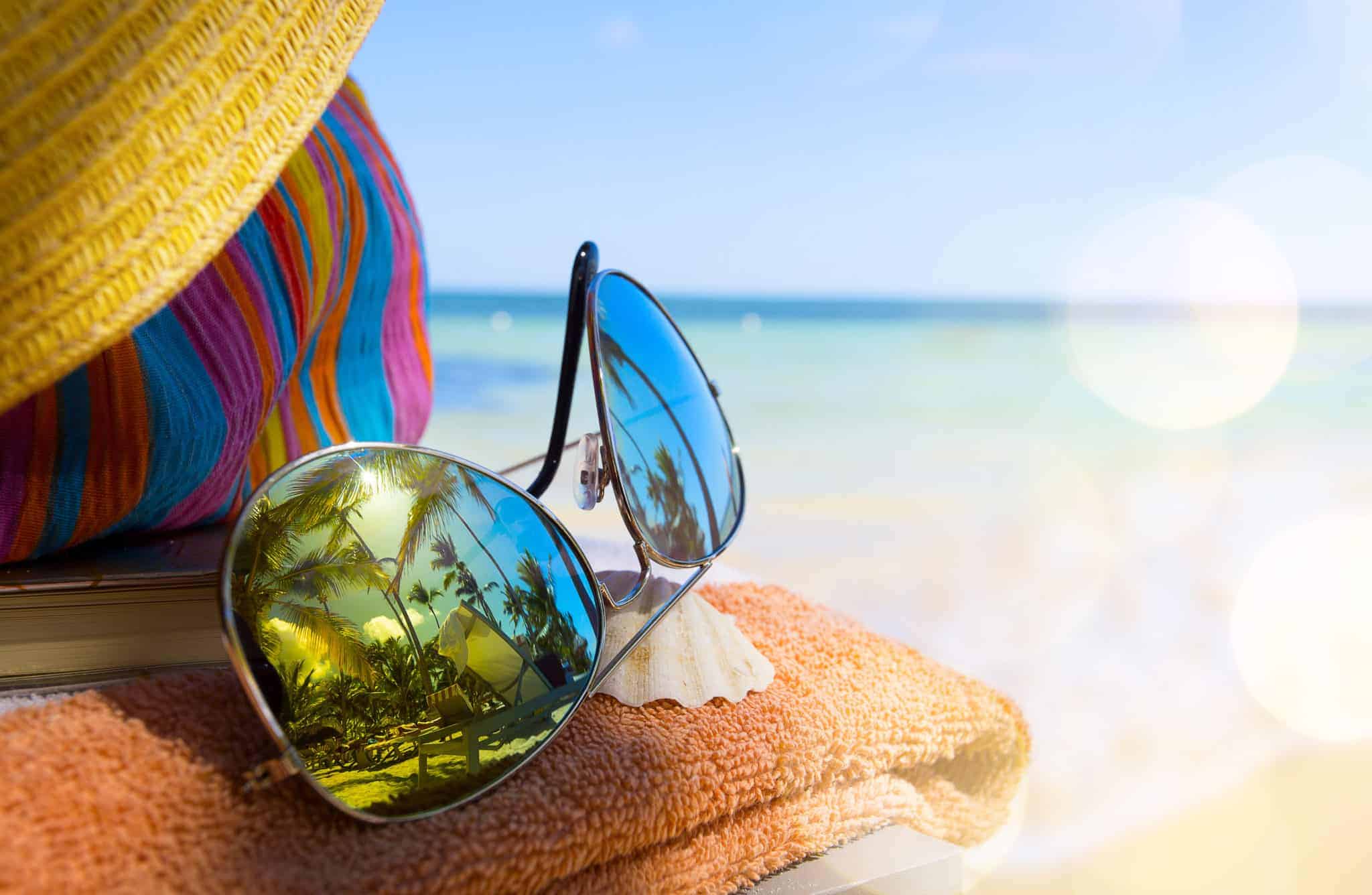 Beach and sunglasses