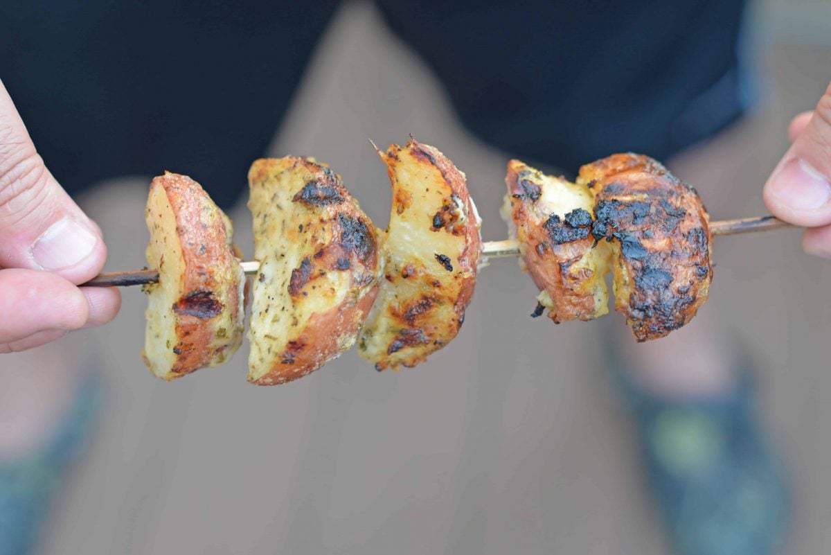 Herb Grilled Potatoes - How to Cook Potatoes on the Grill