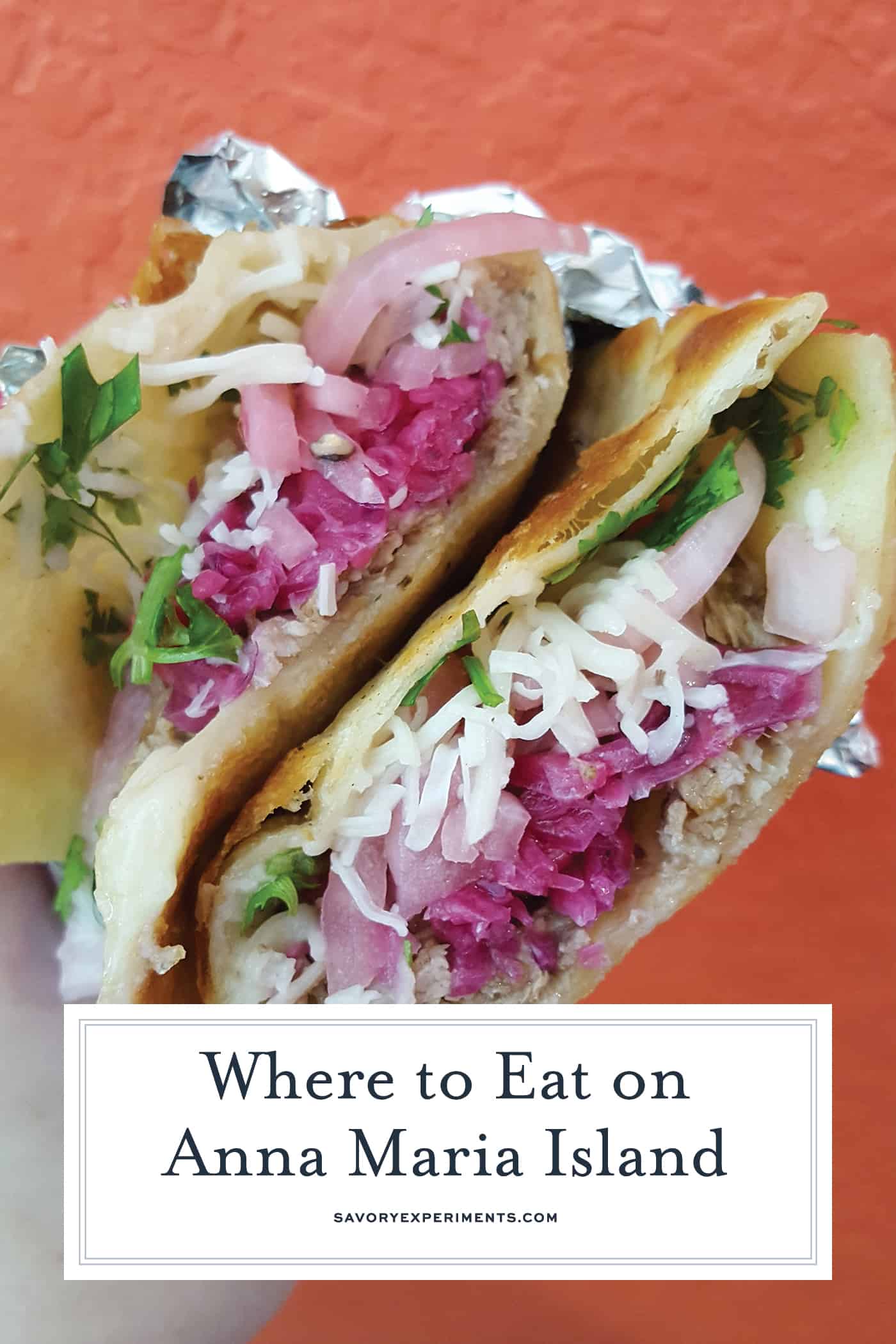Where to Eat on Anna Maria Island: the best places to dine for seafood, tacos, Italian food, cupcakes, decadent desserts and a juicy steak. #annamariaisland #visitflorida www.savoryexperiments.com