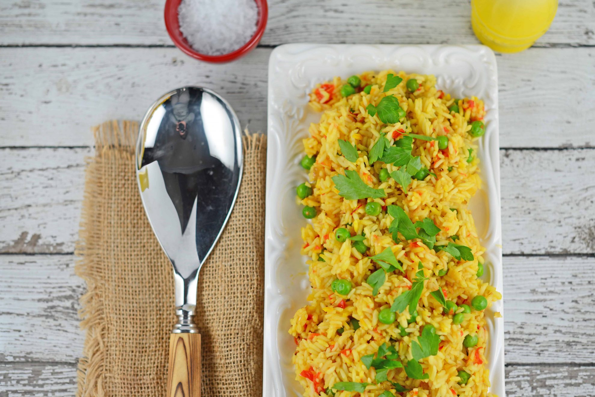 You'll never buy boxed rice pilaf ever again once you've made Bake Rice Pilaf! This is a fool proof way of getting the perfect rice every time… in the oven! #ricepilafrecipe #bakedricepilaf www.savoryexperiments.com