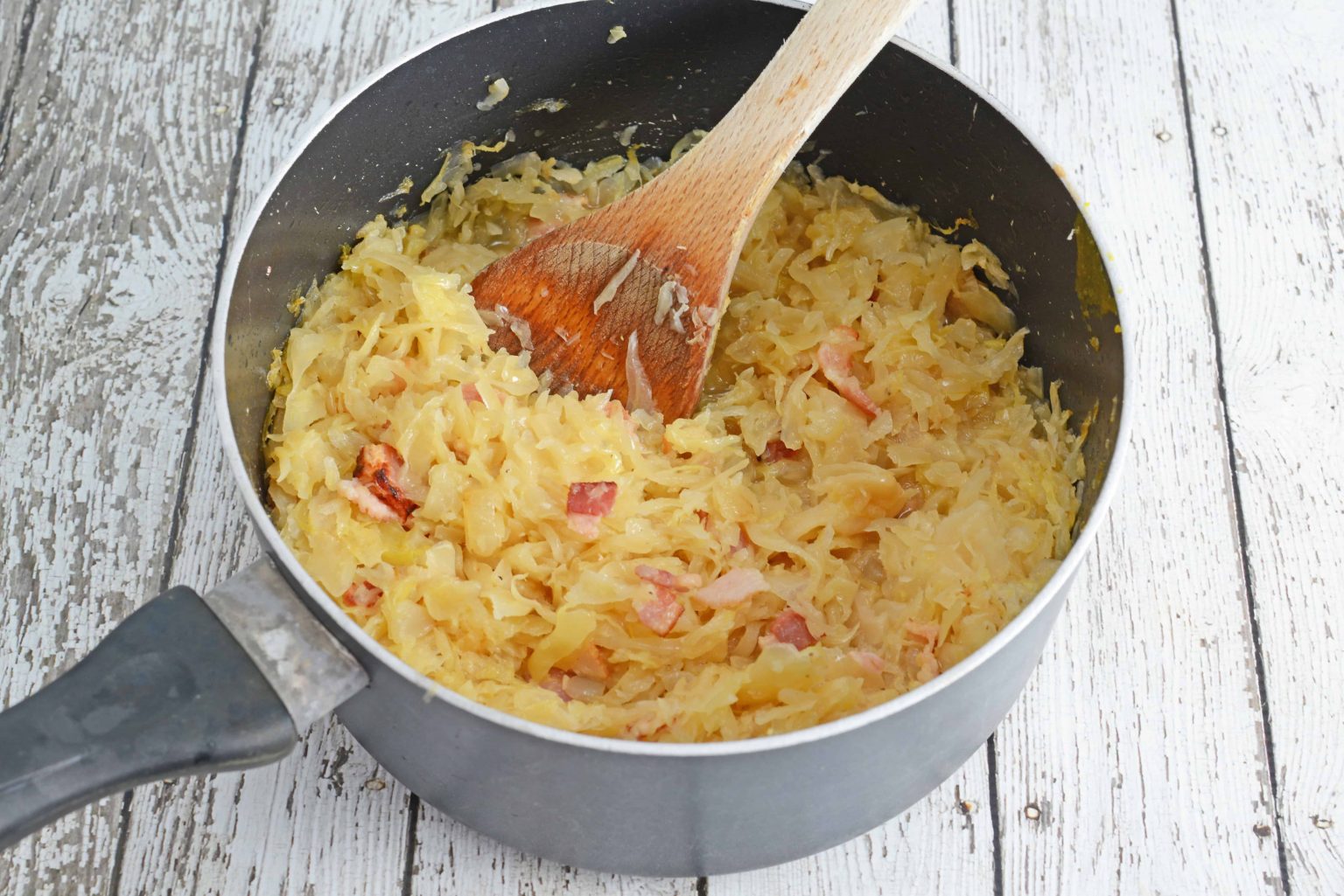 Beer and Bacon Sauerkraut Mouth Watering Bacon Sauerkraut