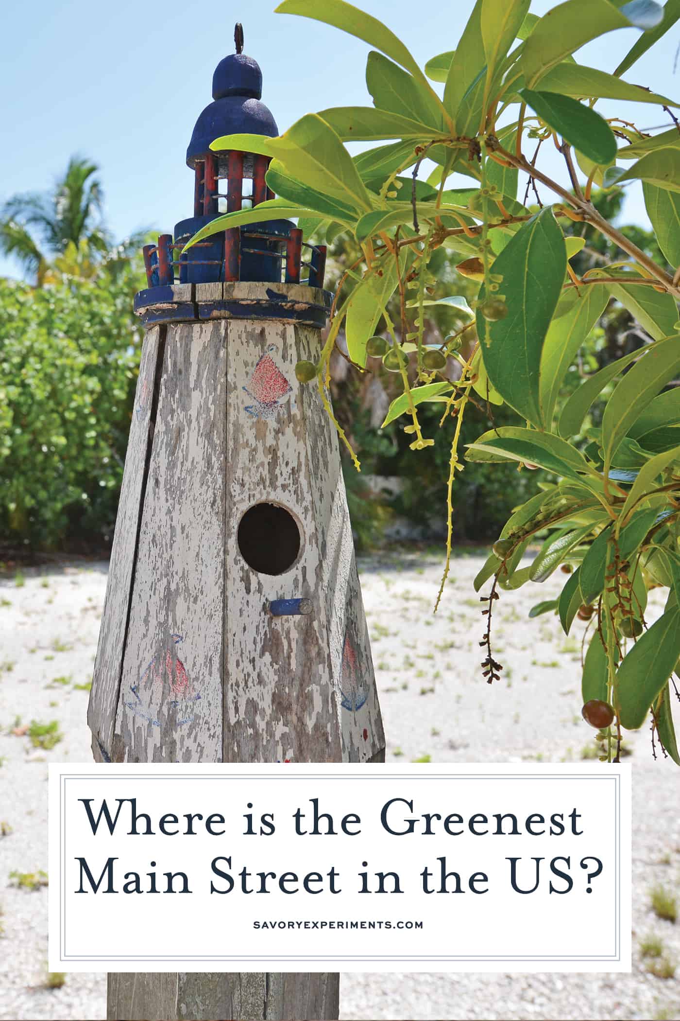 Pine Avenue on Anna Maria Island is The Greenest Main Street in America #annamariaisland #visitflorida www.savoryexperiments.com