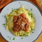 Bolognese Sauce is a classic, rich and hearty Italian sauce made with ground meat and coarsely chopped vegetables. Serve over pasta or in lasagna.