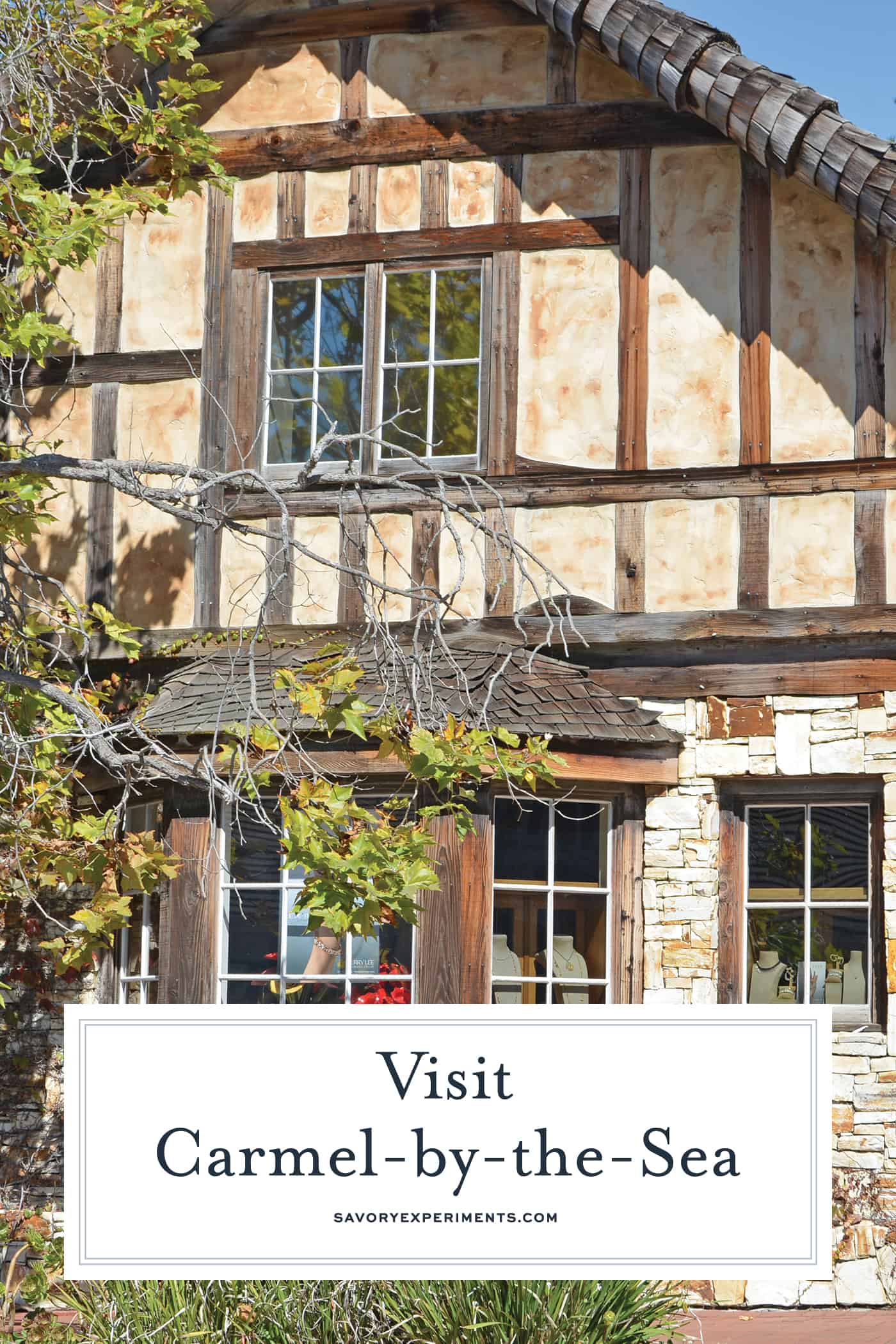 Guide to planning a day trip to Carmel-by-the-Sea including where to eat, historical relevance and interesting facts about this quaint little town. #carmelbythesea #california www.savoryexperiments.com