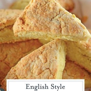 English Scones can be the perfect addition to any brunch or afternoon tea. They are simple to make and even tastier to eat! #britishscones #englishscones #sconerecipe www.savoryexperiments.com