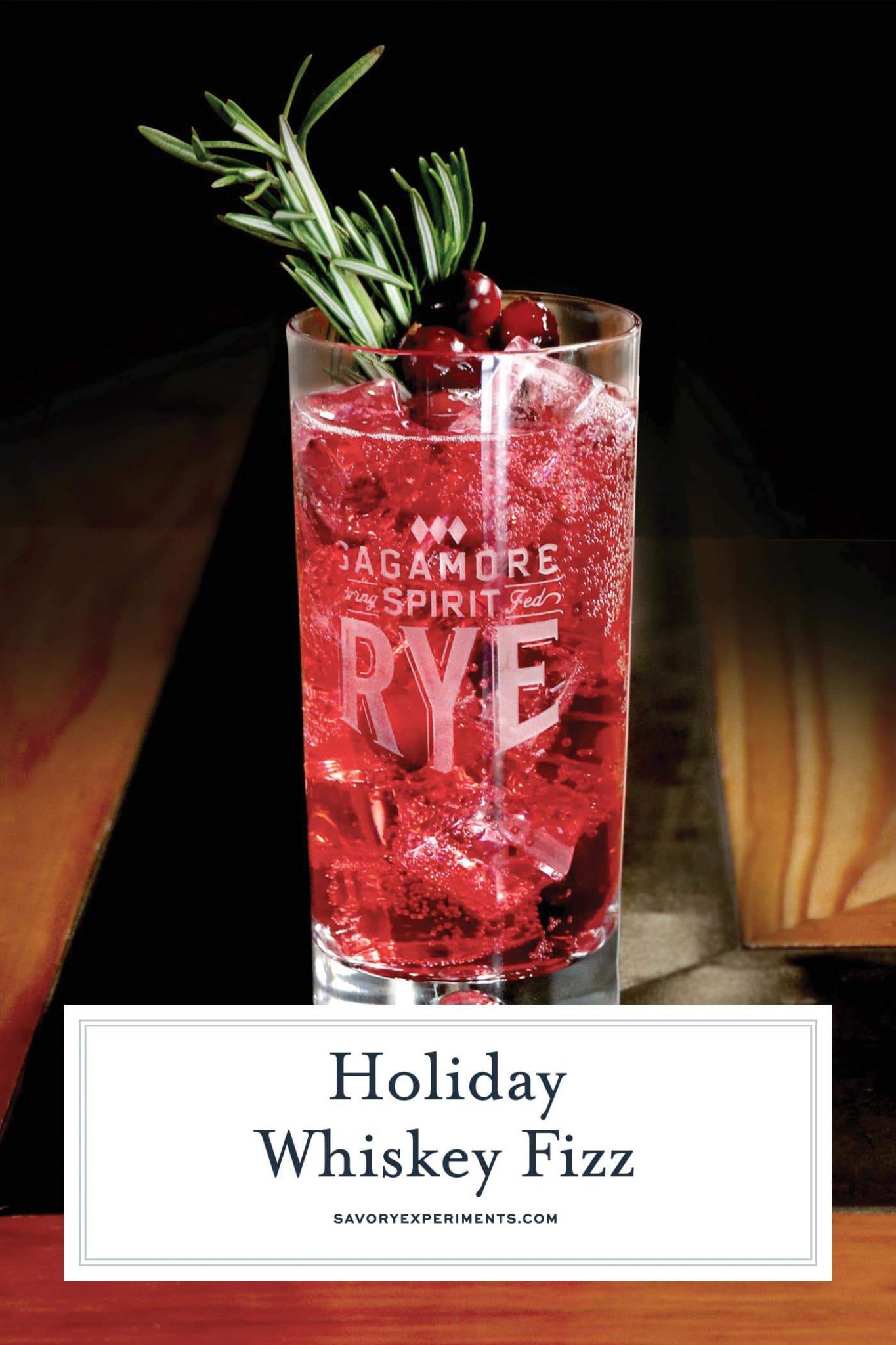 Holiday Whiskey Fizz Easy Whiskey Cocktail Recipe