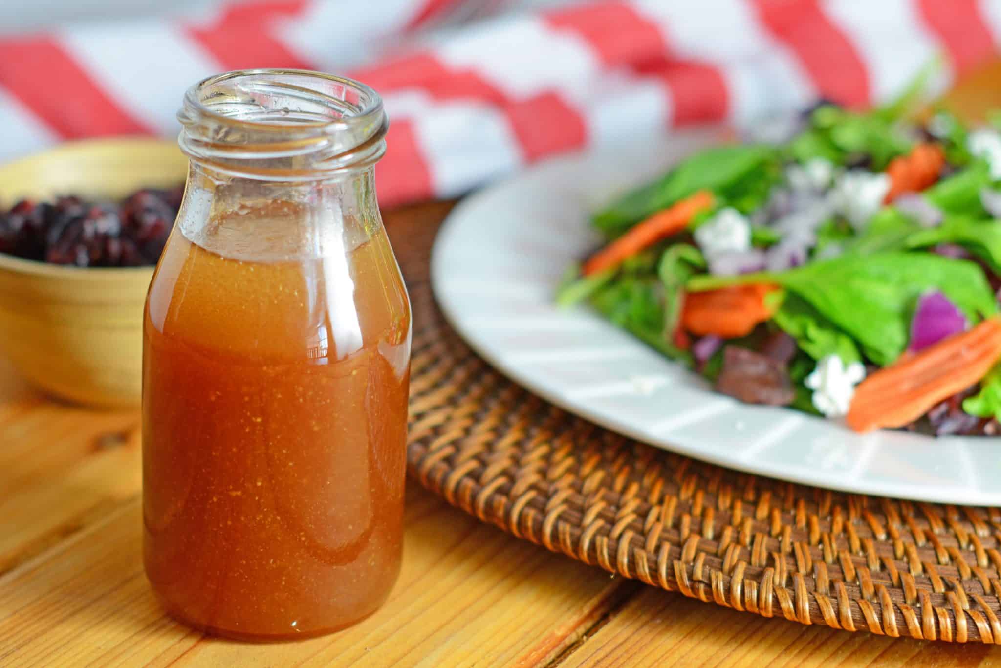 Dijon Vinaigrette is a tasty and simple homemade salad dressing that will compliment any salad or grilled vegetable platter.