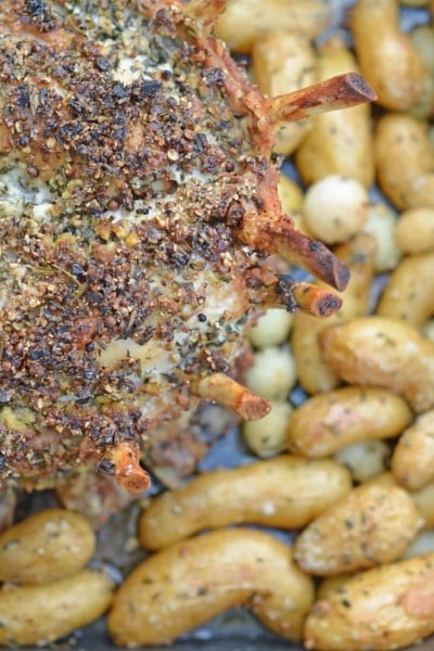 Crown Pork Roast is the perfect special occasion or holiday meal to serve for a crowd. Tasty and impressive presentation make this a winning pork recipe!