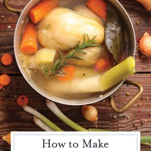 This is an easy step-by-step guide on how to make stock at home! Follow these simple tips on making homemade stock to take out the guesswork! #howtomakestock #howtomakechickenstock #homemadestock www.savoryexperiments.com