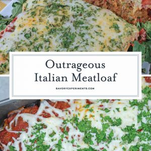 Italian Meatloaf blends Italian sausage and ground beef with spices and cheese for a tender one dish meal. The perfect family meal! #bestmeatloafrecipes #italianmeatloaf www.savoryexperiments.com