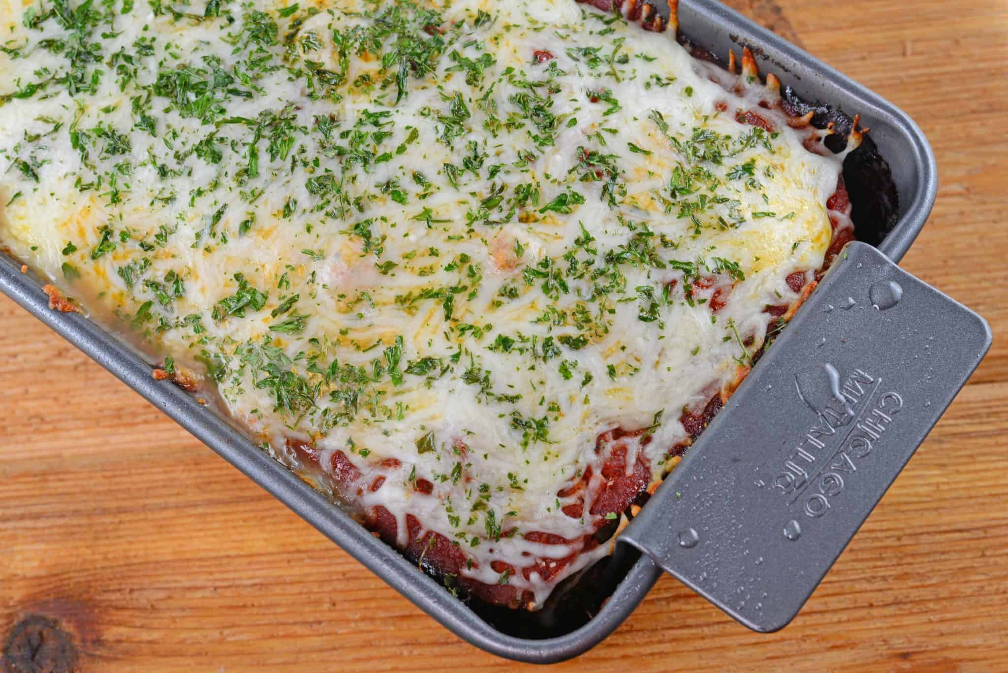 Italian Meatloaf blends Italian sausage and ground beef with spices and cheese for a tender one dish meal.