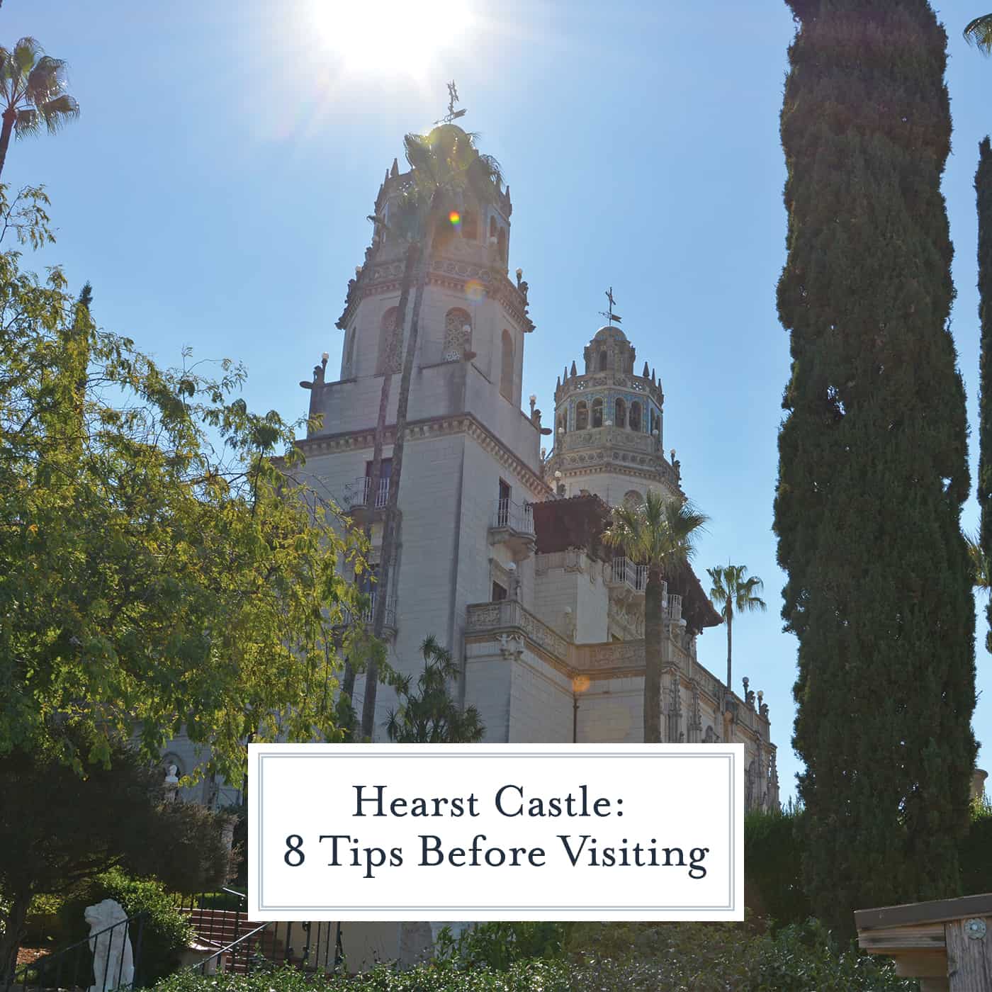 Hearst Castle is a "museum like no other"! Here are 8 tips to know before you plan your visit to Hearst Castle and down route 1.  #hearstcastle #visitcalifornia #bigsur www.savoryexperiments.com 